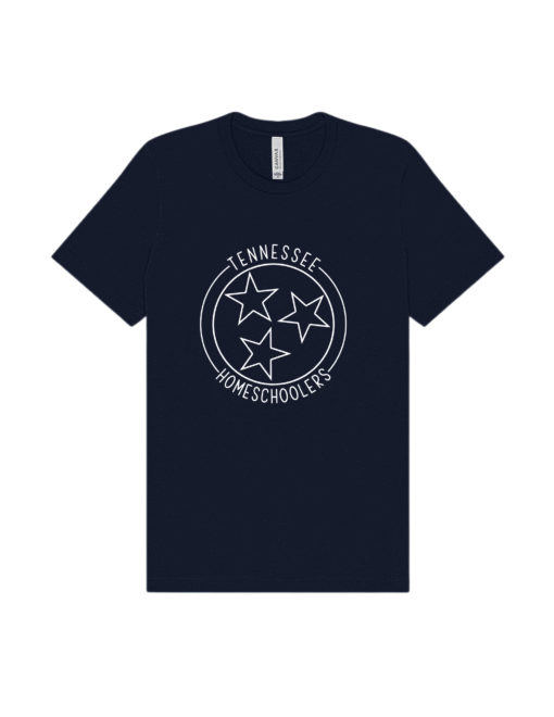 Navy Tri-Star Logo Shirt
