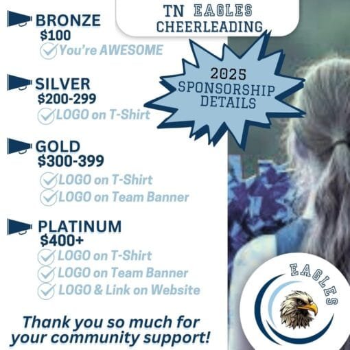 Sponsor TN Eagles Cheer