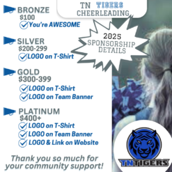 Sponsor TN Tigers Cheer