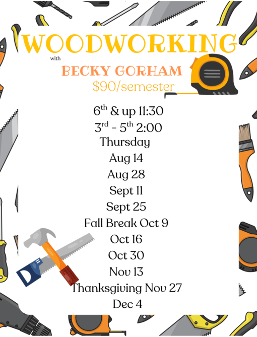 3rd-5th Woodworking