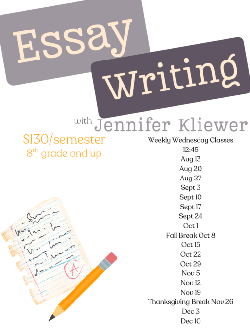 Essay Writing Class