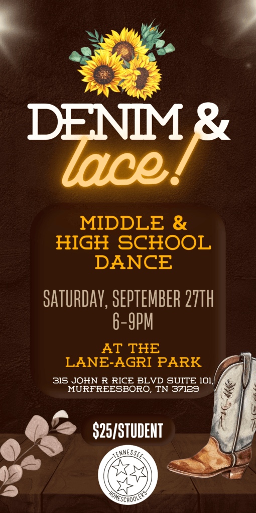 Denim and Lace - Middle and High School Dance!