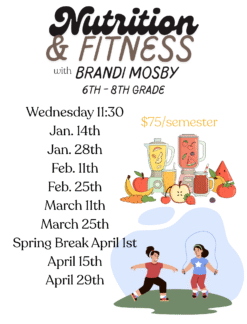 6th-8th Nutrition & Fitness