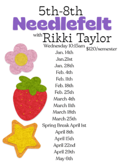 5th-8th Needlefelt