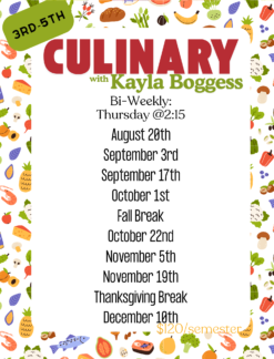 3rd-5th Culinary