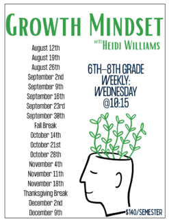 6th-8th Growth Mindset