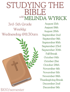 3rd-5th Studying the Bible