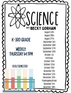 K-3rd Science
