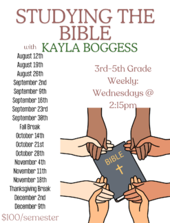 3rd-5th Studying the Bible