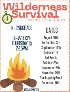 K-2nd Wilderness Survival