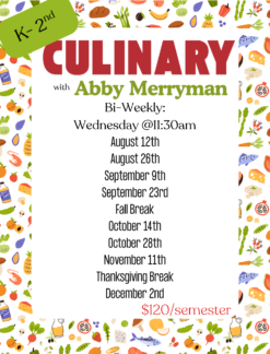 K-2 Culinary