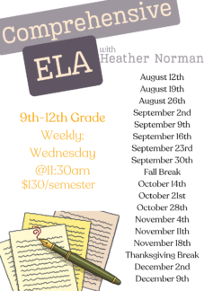 9th-12th Comprehensive ELA