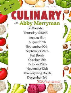 K-2 Culinary