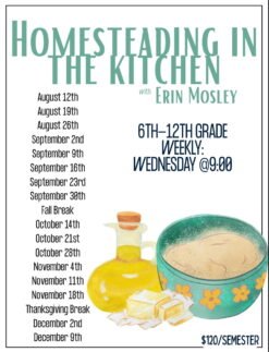6th-12th Homesteading in the Kitchen